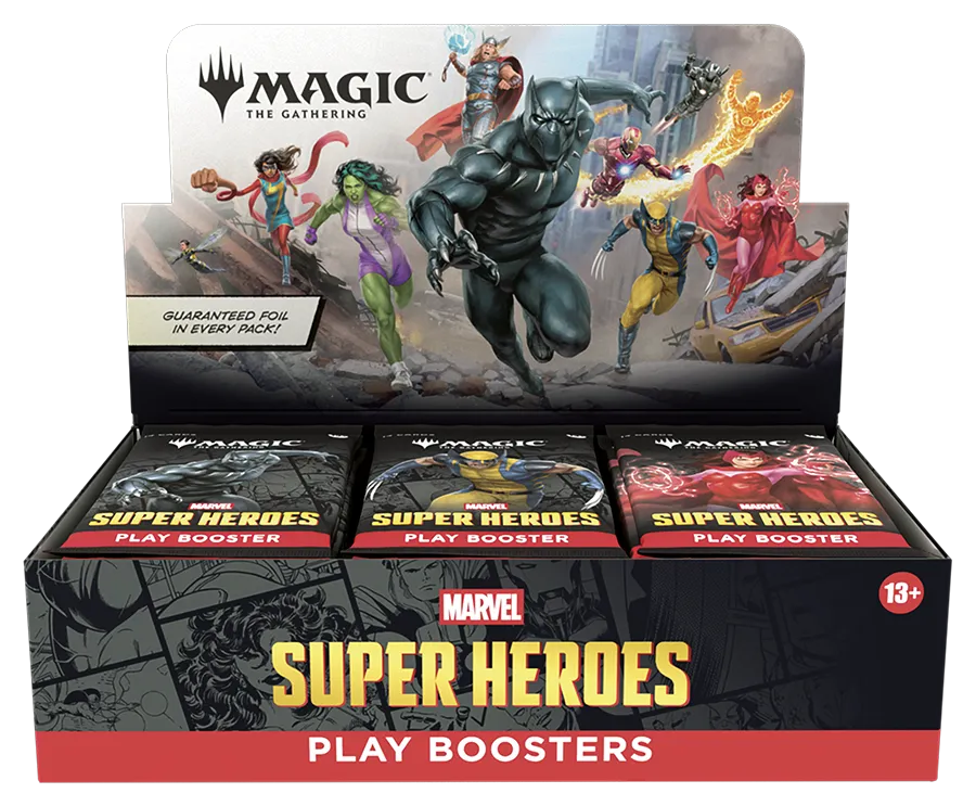Boîte de 30 boosters Play - Marvel Super Heroes - Anglais - Magic The Gathering