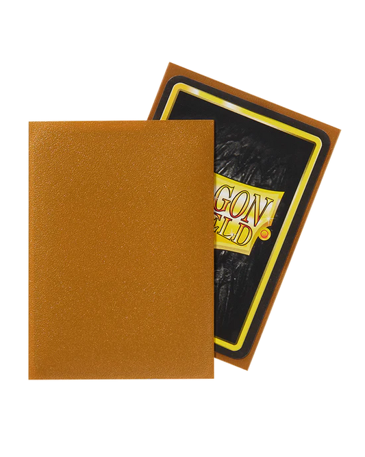 Matte Sleeves - Gold (100 Sleeves) - Dragon Shield