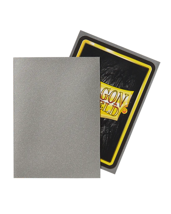 Matte Sleeves - Silver (100 Sleeves) - Dragon Shield