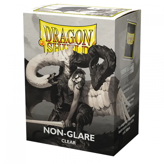 Matte NonGlare Standard size Sleeves - Clear V2 (100) - Dragon Shield