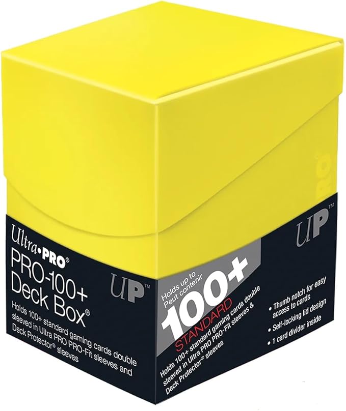 Ultra PRO – Eclipse Pro Deck Box – 100+ Cards – Lemon Yellow