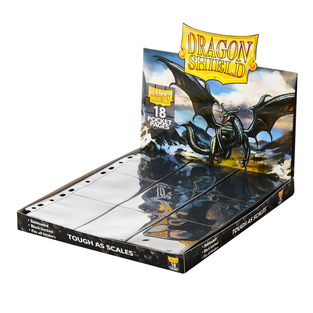 Dragon Shield – Pages 18 pochettes – Brillant – Chargement latéral