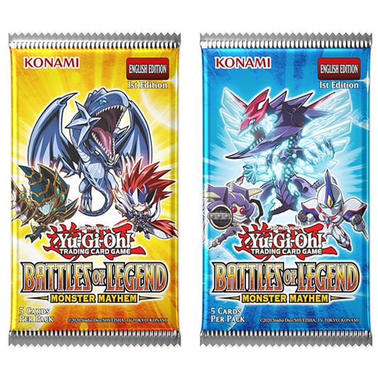 Yu-Gi-Oh! – Batailles de Légende : Chaos Monstrueux – Paquet de Boosters (5 Cartes) – Anglais