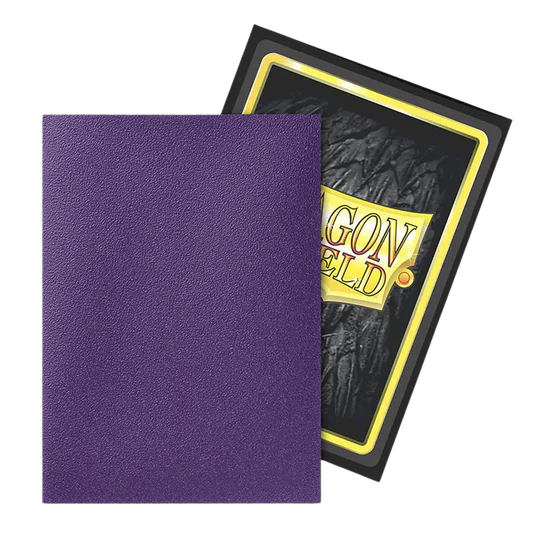 Dual Matte Sleeves - Metallic Purple / Soul (100 Sleeves) - Dragon Shield