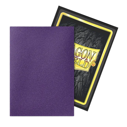 Dual Matte Sleeves - Metallic Purple / Soul (100 Sleeves) - Dragon Shield