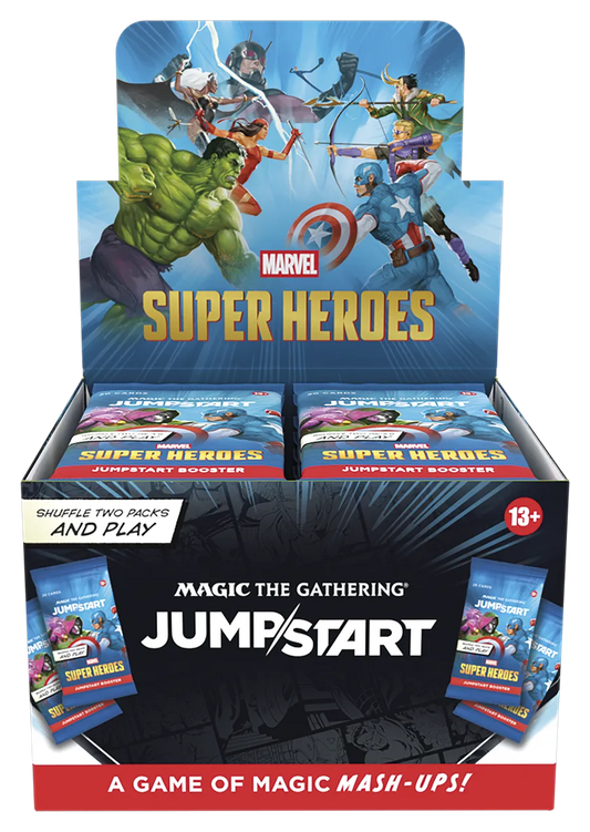 Présentoir de boosters Jumpstart (24 boosters) - Marvel Super Heroes - Anglais - Magic: The Gathering