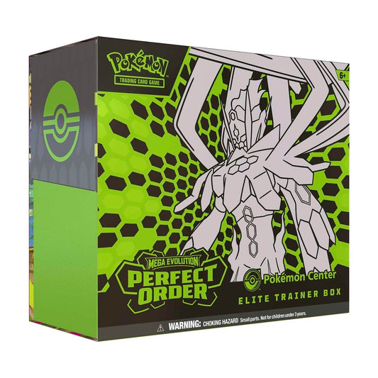 Mega Evolución - Orden Perfecto Centro Pokémon - Caja de Entrenador Élite - Español - Pokémon TCG