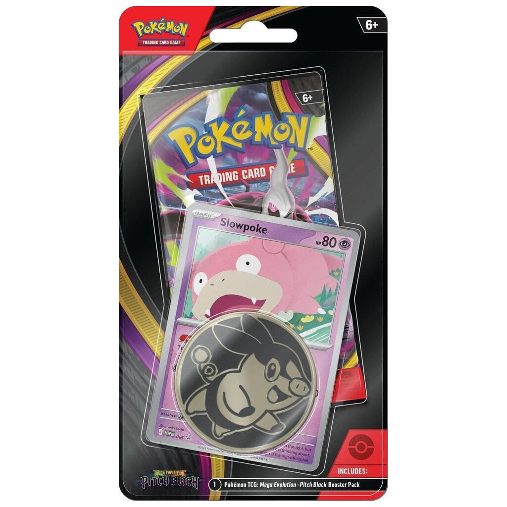 Pokémon TCG: Mega Evolution 5 – Pitch Black – Checklane Blister Slowpoke – English