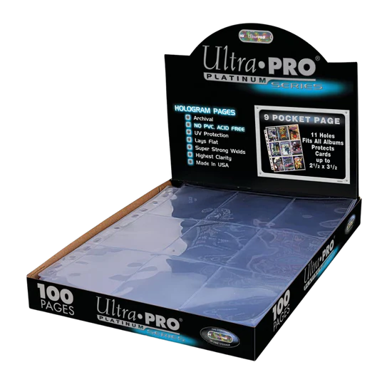 Ultra PRO – Platinum Series – 9-Pocket Pages (11-Hole)