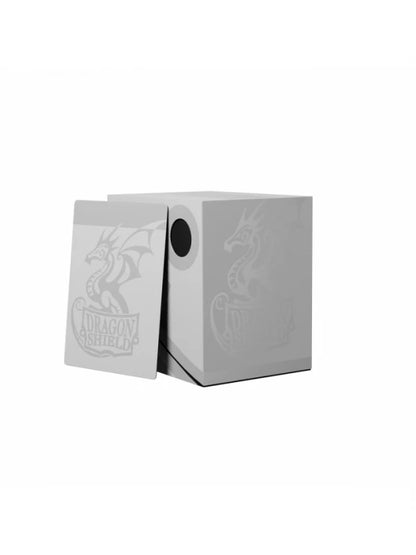 Dragon Shield – Deck Box – Double Shell – Ashen White/Black