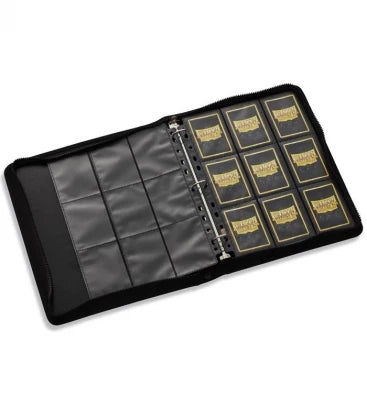 Card Codex Portfolio ZIP 360 - Black - Dragon Shield