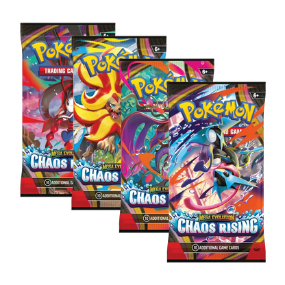 Pokémon TCG – Mega Evolution-Chaos Rising – Play Booster Pack – English