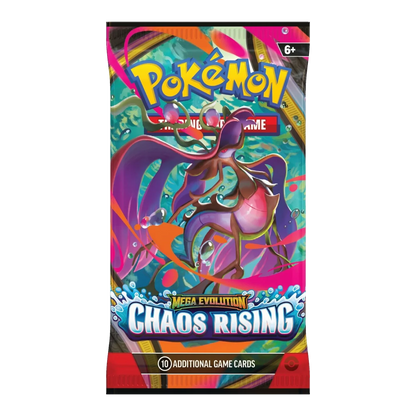 Pokémon TCG – Mega Evolution-Chaos Rising – Play Booster Pack – English