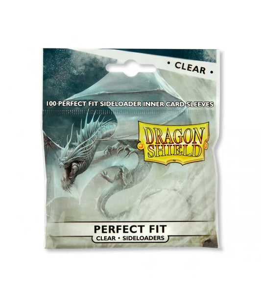 Dragon Shield – Sleeves – Perfect Fit Sideloader Clear (100 Sleeves)