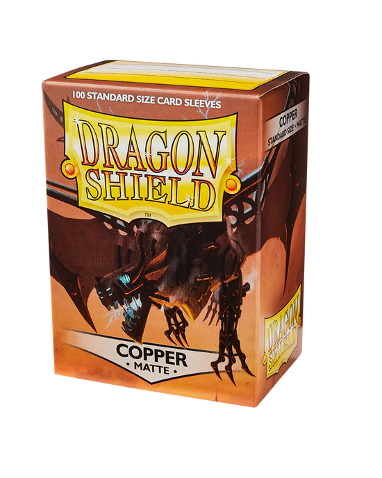 Matte Sleeves - Copper (100 Sleeves) - Dragon Shield