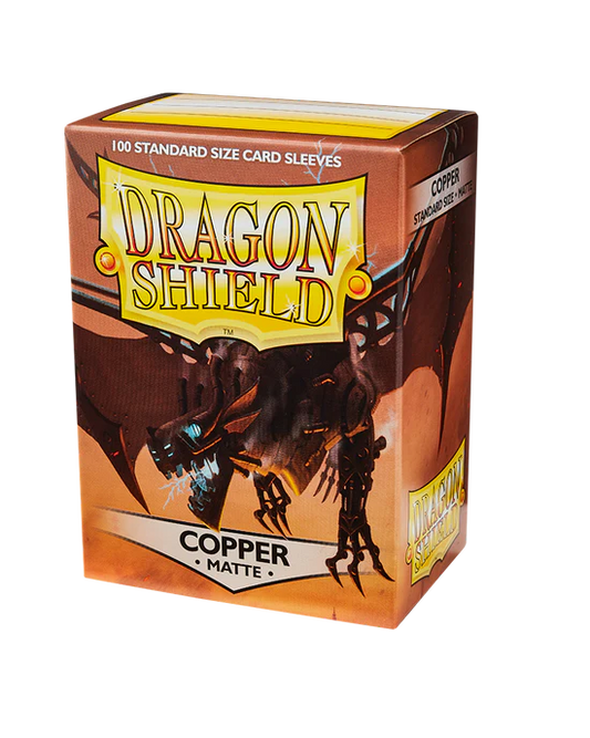 Matte Sleeves - Copper (100 Sleeves) - Dragon Shield
