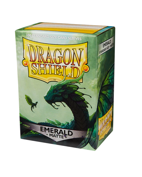 Matte Sleeves - Emerald (100 Sleeves) - Dragon Shield