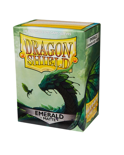 Matte Sleeves - Emerald (100 Sleeves) - Dragon Shield