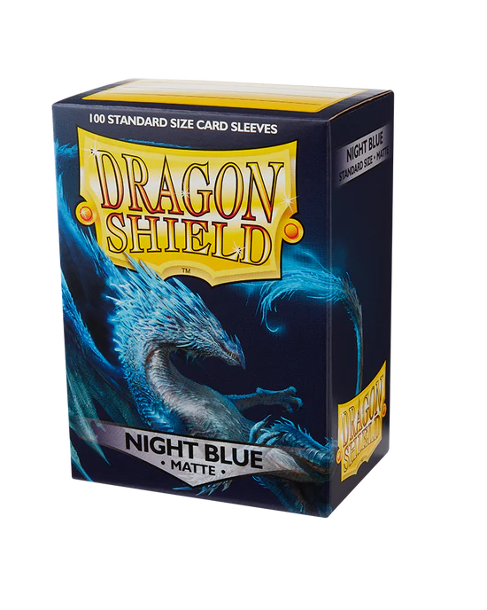 Matte Sleeves - Night Blue (100 Sleeves) - Dragon Shield
