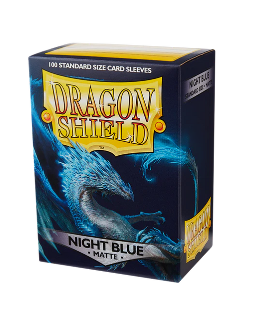 Matte Sleeves - Night Blue (100 Sleeves) - Dragon Shield