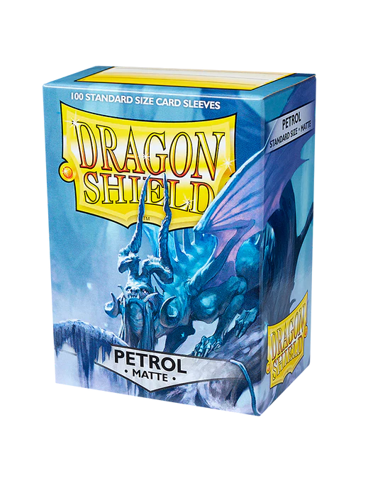 Matte Sleeves - Petrol (100 Sleeves) - Dragon Shield