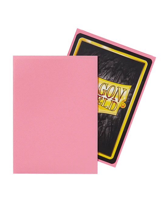 Matte Sleeves - Pink (100 Sleeves)  - Dragon Shield