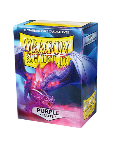 Matte Sleeves - Purple (100 Sleeves) - Dragon Shield