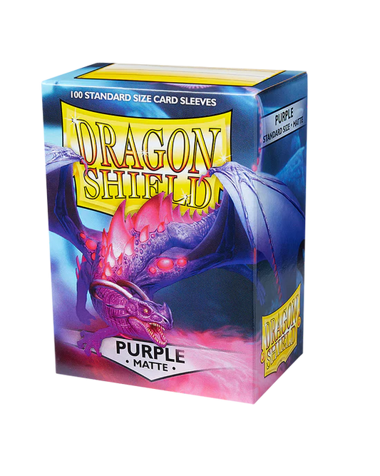 Matte Sleeves - Purple (100 Sleeves) - Dragon Shield