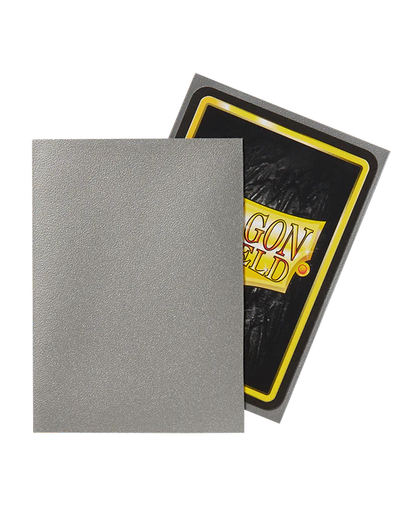 Matte Sleeves - Silver (100 Sleeves) - Dragon Shield