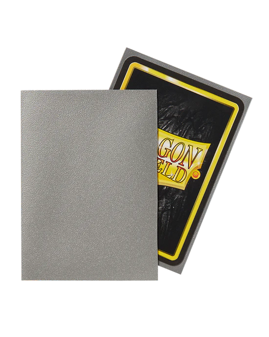 Matte Sleeves - Silver (100 Sleeves) - Dragon Shield