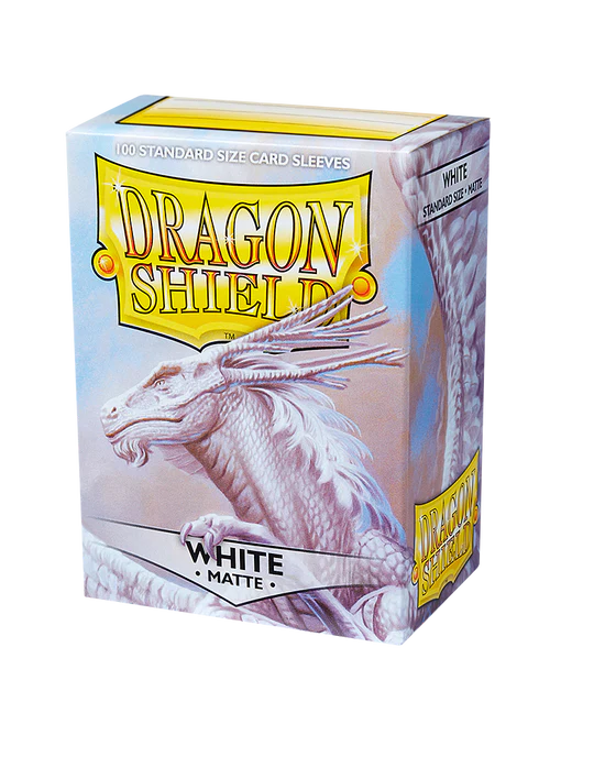 Dragon Shield – Sleeves – Matte White (100 Sleeves)