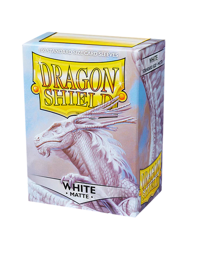 Dragon Shield – Sleeves – Matte White (100 Sleeves)