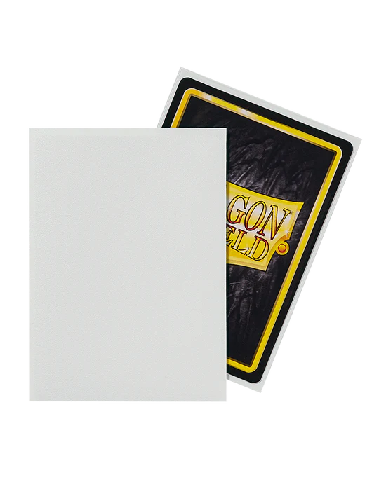 Dragon Shield – Sleeves – Matte White (100 Sleeves)