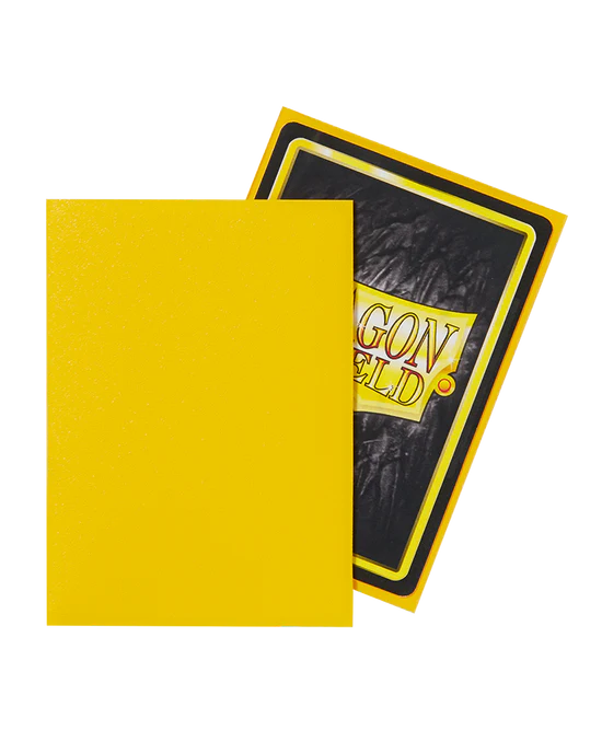 Matte Sleeves - Yellow (100 Sleeves) - Dragon Shield