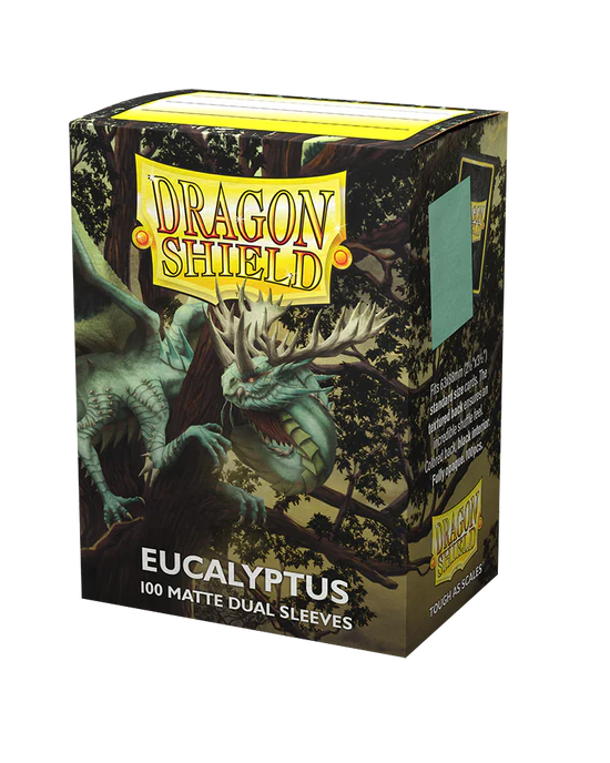 Dual Matte Sleeves - Eucalyptus 'Lehel' (100 Sleeves) - Dragon Shield