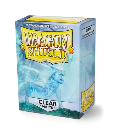 Matte Sleeves - Clear (100 Sleeves) - Dragon Shield