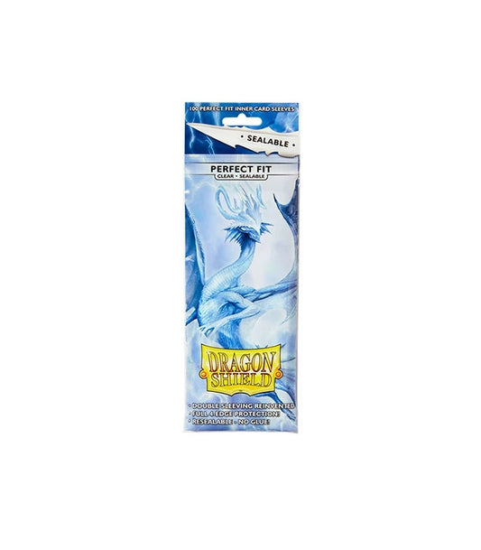 Dragon Shield – Sleeves – Perfect Fit Sealable Clear (100 Sleeves)