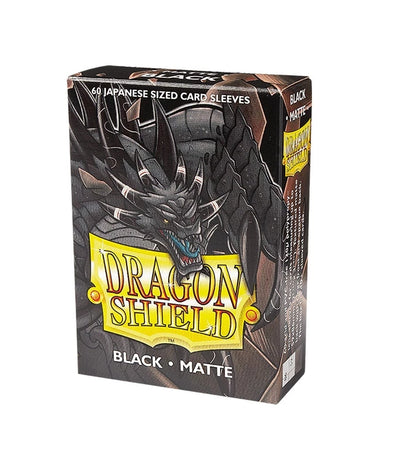 Dragon Shield – Sleeves – Matte Japanese Black (60 Sleeves)