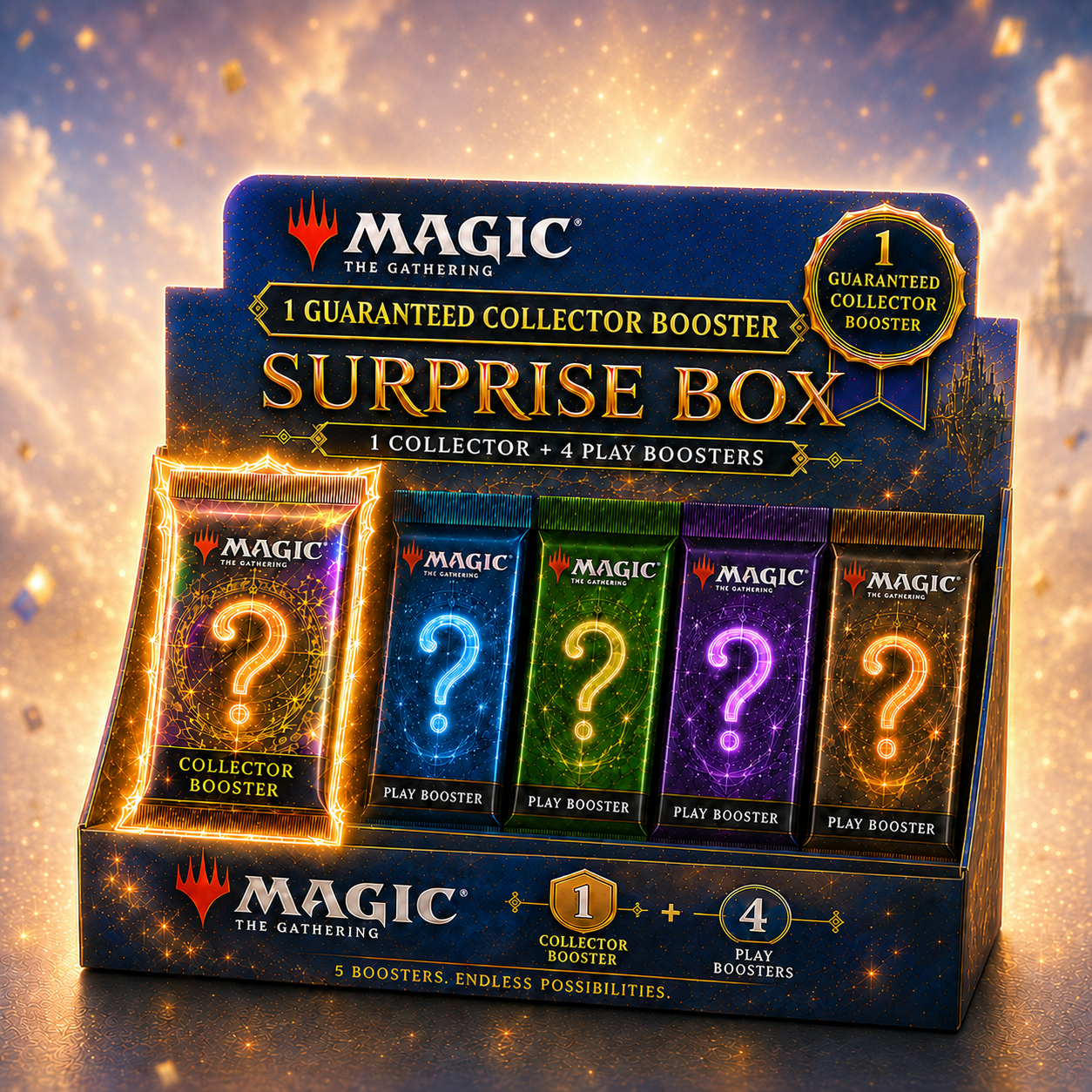 Magic: The Gathering – Collector Surprise Box – 5 Booster Packs – English