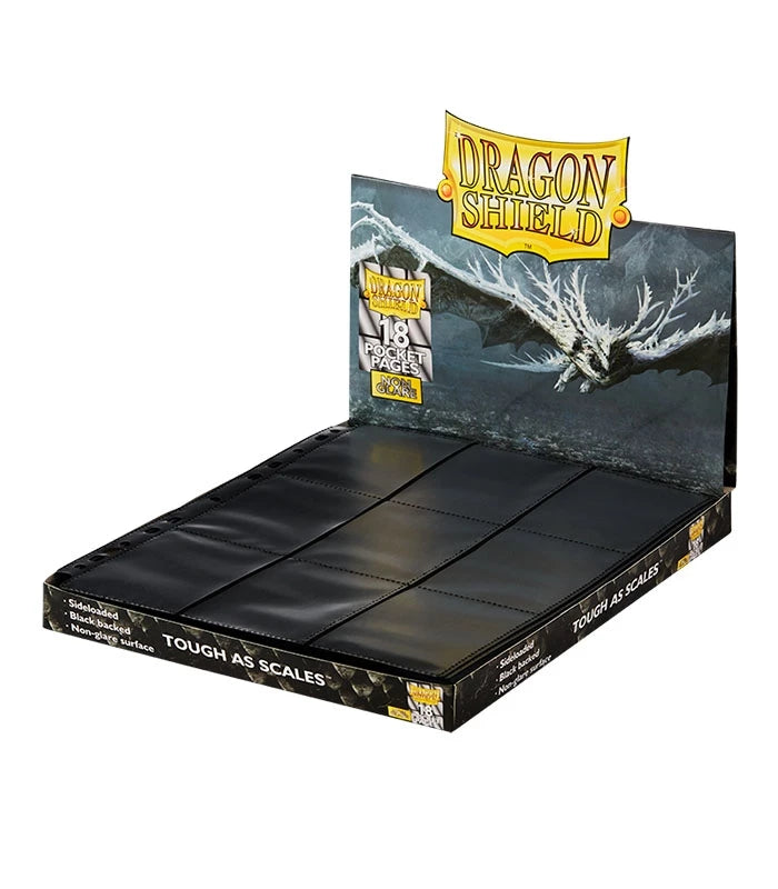 Dragon Shield – Feuilles 18-Poches – Non-brillantes à chargement latéral