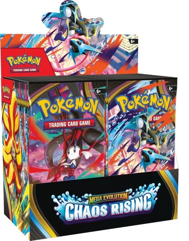 Pokémon TCG – Mega Evolution-Chaos Rising – Play Booster Box – English