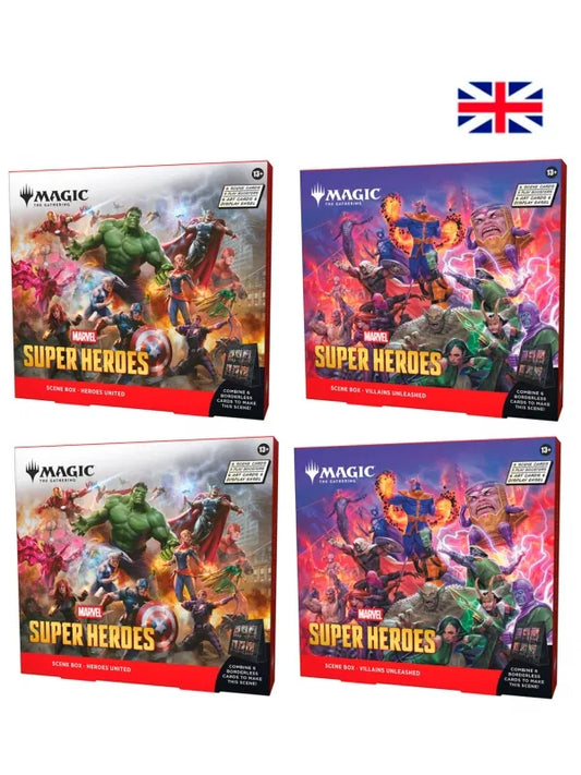 Boîte de scène (4 boîtes) - Marvel Super Heroes - Anglais - Magic: The Gathering