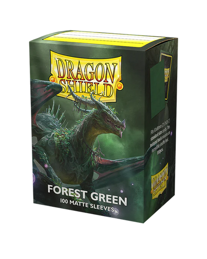 Matte Sleeves - Forest Green (100 Sleeves) - Dragon Shield