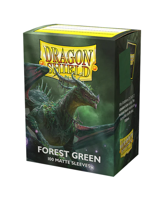 Matte Sleeves - Forest Green (100 Sleeves) - Dragon Shield
