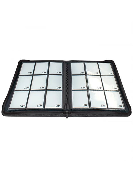 UP - Album Binder - Zippered (9 Pocket) Black  - Ultra Pro