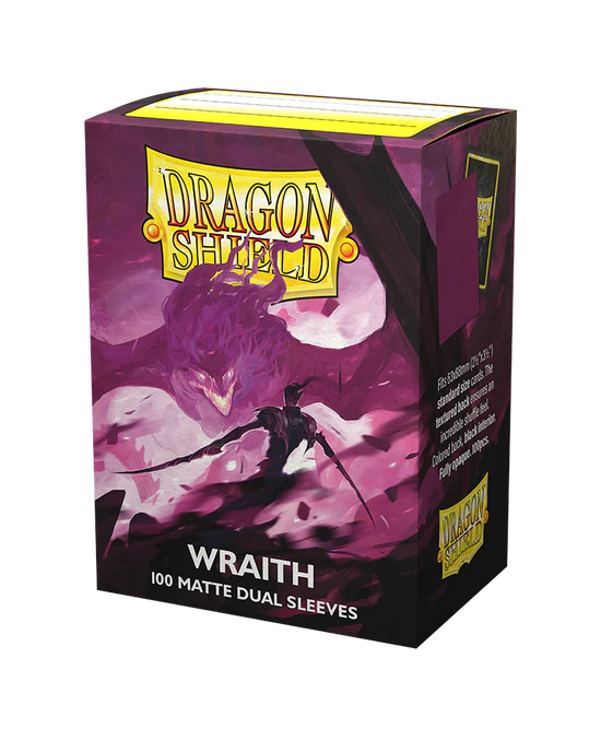 Dual Matte Sleeves - Wraith 'Alaric, Chaos Wraith' (100 Sleeves) - Dragon Shield