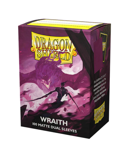 Dual Matte Sleeves - Wraith 'Alaric, Chaos Wraith' (100 Sleeves) - Dragon Shield