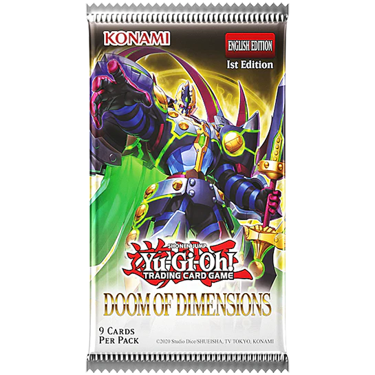 Yu-Gi-Oh! – Doom of Dimensions – Booster Pack (9 Cards) – English