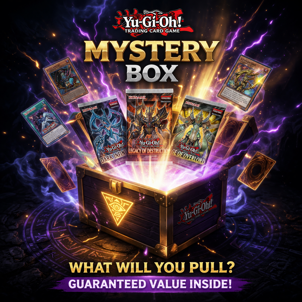 Yu-Gi-Oh! Boosters Mystery Box - Up to 5 Packs Inside TAVERNIS Yu-Gi-Oh! Boosters Mystery Box - Up to 5 Packs Inside TAVERNIS